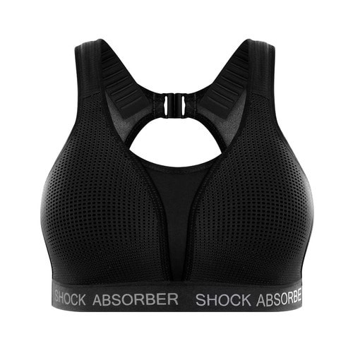 Shock Absorber Maximum Support Soft Cup Sports Bra, Black – Bras & Honey USA